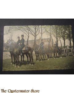 Prent briefkaart 1905 Den cavalerie met bewapening