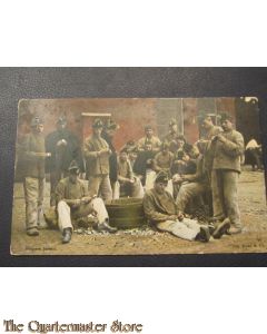 Prent briefkaart 1905 Piepers jassen