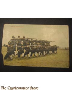 prent briefkaart 1905 Vuren in gesloten peleton