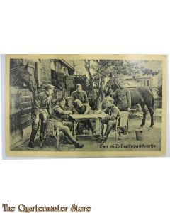 Prent briefkaart mobilisatie 1939 pandoertje