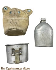 Cover M1910 with canteen and cup  (Veldfles met mok en hoes M1910)
