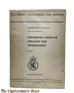 Voorschrift no 2-1350-G-1 Handboek voor de soldaat der Intendance 