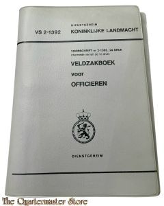 VS 2-1392 KL veldzakboekje voor Officier 