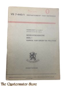 Voorschrift VR 7-440/1 Gevechtsexercitie deel 1 Aanval van groep en peleton