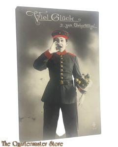Postkarte/Postcard 1913 Viel Gluck zum Geburtstag 