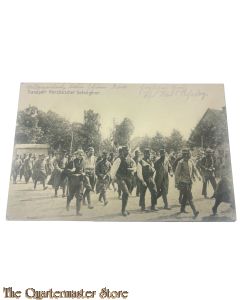 Postkarte/postkarte 1915 AbTransport Gefangener Franzosen  