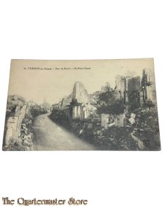 France - Postcard 1916 VERDUN en Ruines - Rue St-Pierre 