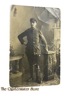 Postkarte Studio 1916 photo Deutscher Soldat in uniform 