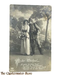 Postkarte/photo 1916 An der Weichsel 