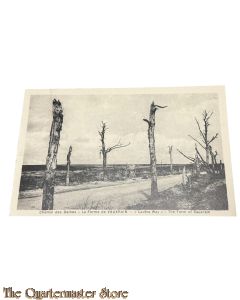 France - Postcard WW1 Chemin des Dames - La Ferme de Vauxrain