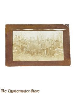 (Photo) Postkarte 1915 large group of German soldiers 
