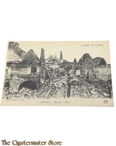 France - Postcard WW1 LÁisne Devastee, Juvigny, Ruines