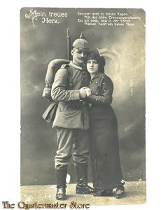 Postkarte/photo Mein treues Herz 