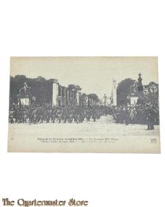 Postcard - Les Fetes de la Victoire 14 julliet 1919 Le fameux XXth Corps