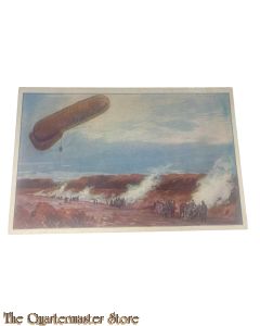 Postkarte/postkarte 1916 Fesselballon, unsere Artilleriewirkung beobachtend