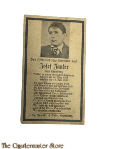 In Memoriam Karte/Death notice Grenadier Gren Reg (Russland)