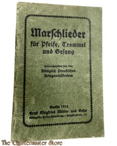 Booklet - WK1 Marschlieder für Pfeife, Trommel und Gesang 