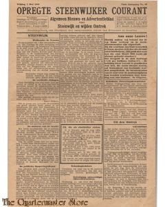 Opregte steenwijker Courant 01 mei 1945